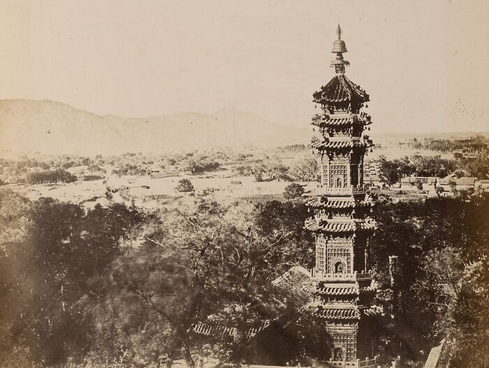 Porcelain Tower, Nanjing, China. Built In The 15th-Century And Destroyed In 1856