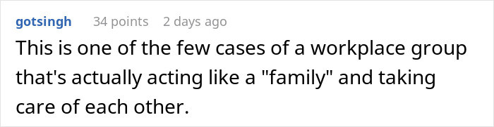 A workplace group that's like family