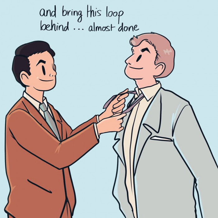 24. When you can't deny that you two look dashing