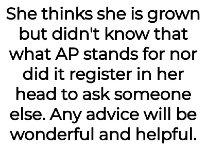 Seeking valuable advice