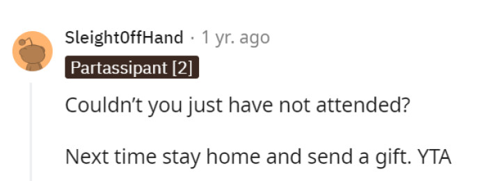 They could've gone quiet, but they RSVP'd for a baby's serenade instead. The gift of memorable chaos!