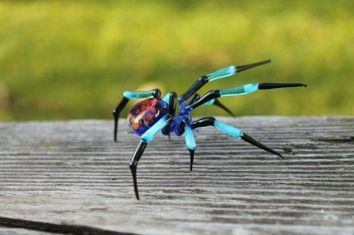 3. I Have Been Making Glass Figures For Several Years Now. I Want To Share This Spider With You; What Do You Think?