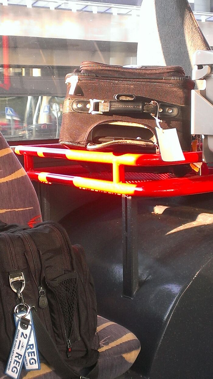 13. This suitcase certainly looks petrified