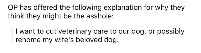 OP thinks he might be the a-hole for the following reason: