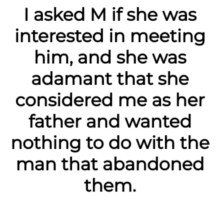 But the girl wasn't interested in meeting with him: