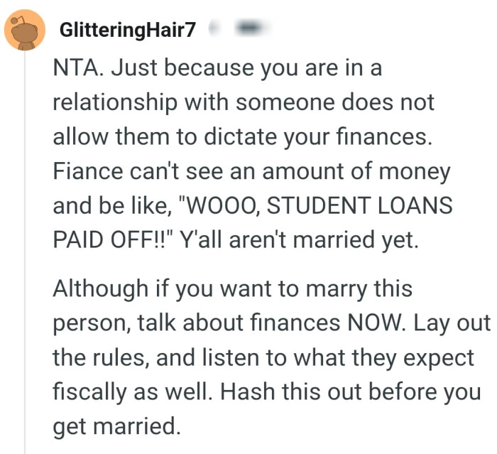 Listening to what they expect fiscally