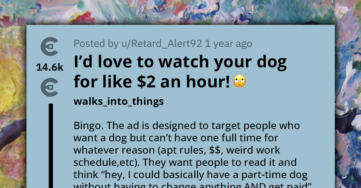 This Dog Owner Is Offering A Ridiculous Fee To Have Professional Dog Sitter Watch Their Poodle For Month