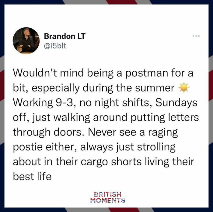 33. Being a postman for a bit