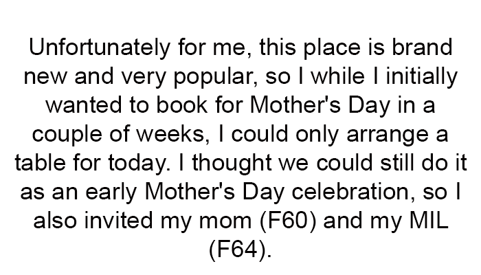 2. I could only arrange a table for today.