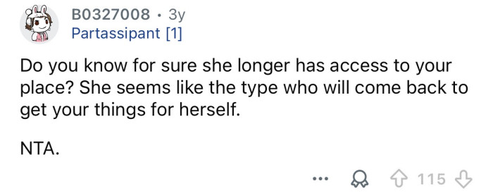 What if she comes back?