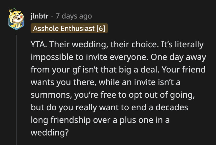 OP was already willing to attend by himself but Vicky went on an insulted Mary anyway. That's enough reason to decline, but that's just me.