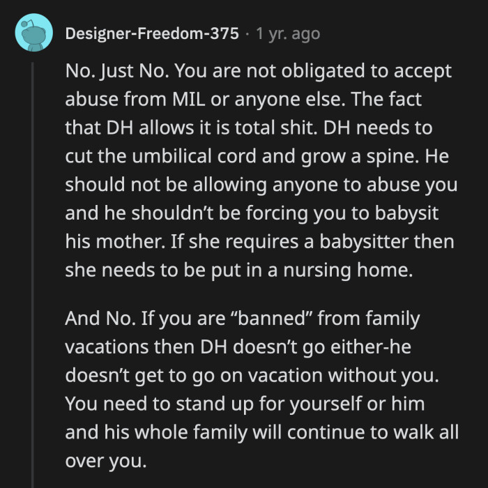 It's time to stop enabling her behavior. Her mental illness may explain her actions, but it certainly doesn't excuse them.