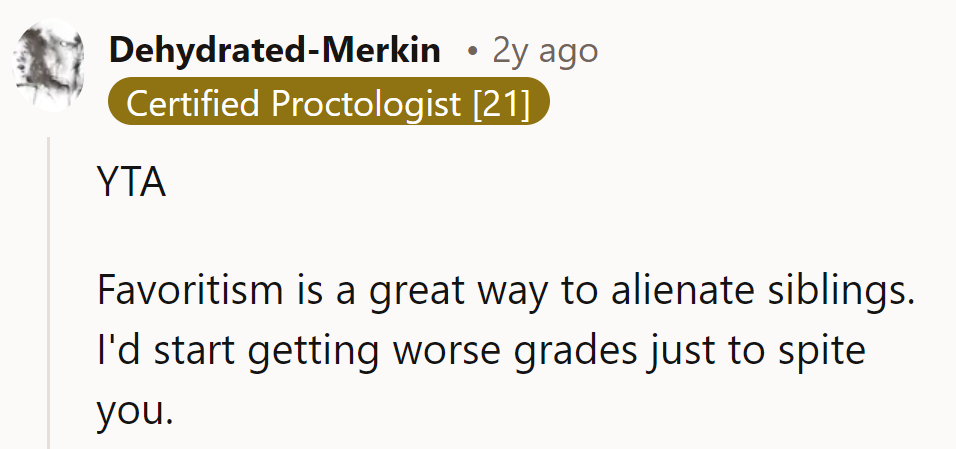 A grade-A tactic for family feuds. Time to polish up on their 'F' game.