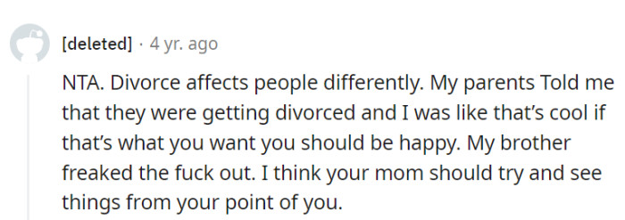 They need to hear OP's side out!