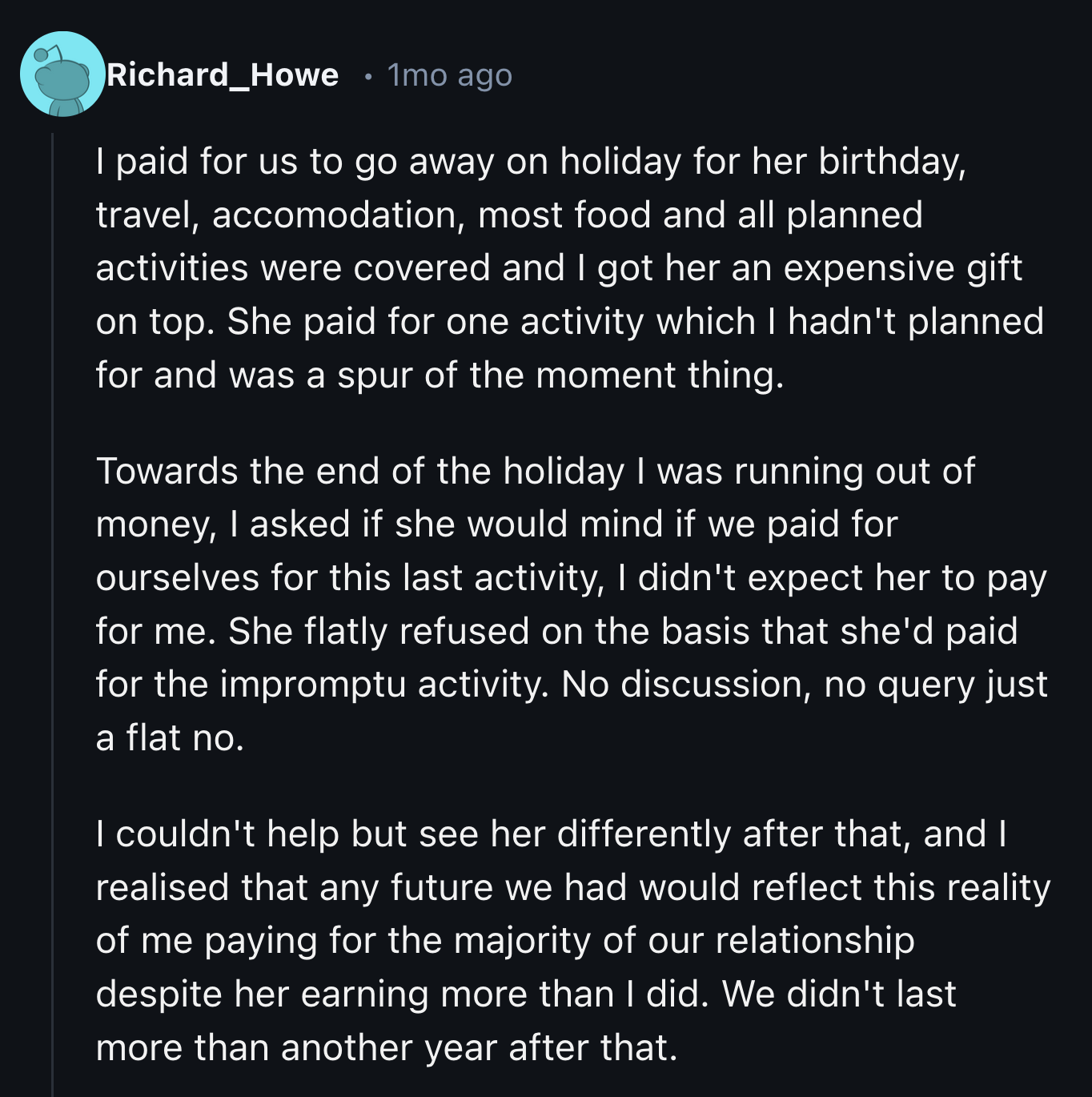 41. Surprised the commenter lasted another year.