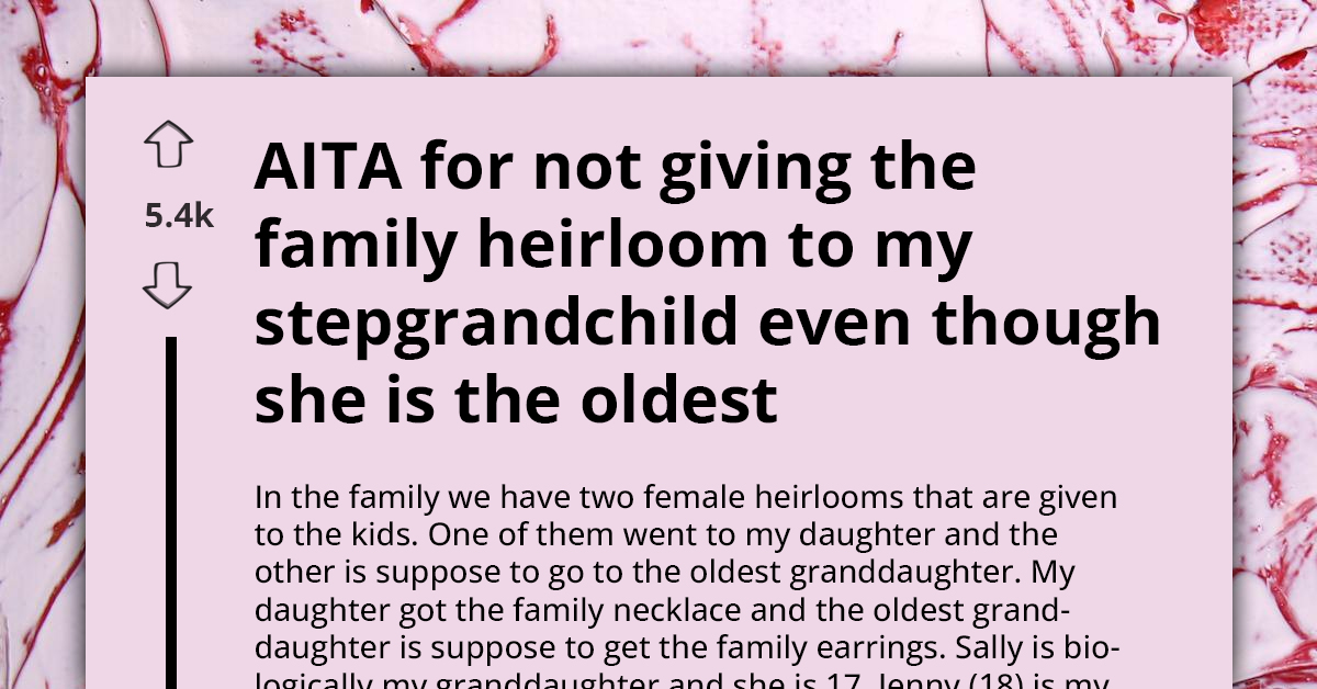 Grandparent Sparks Family Feud By Refusing To Give Heirloom Earrings To Step-Granddaughter, Despite Tradition