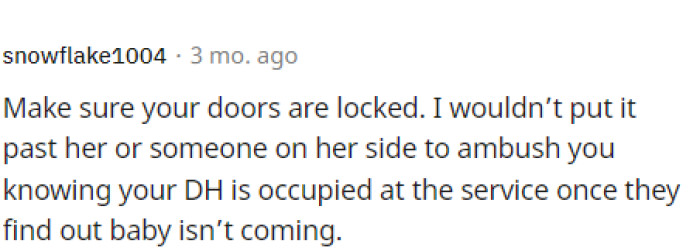 It's quite concerning to even think that they should be worried about OP's MIL in this sort of way.