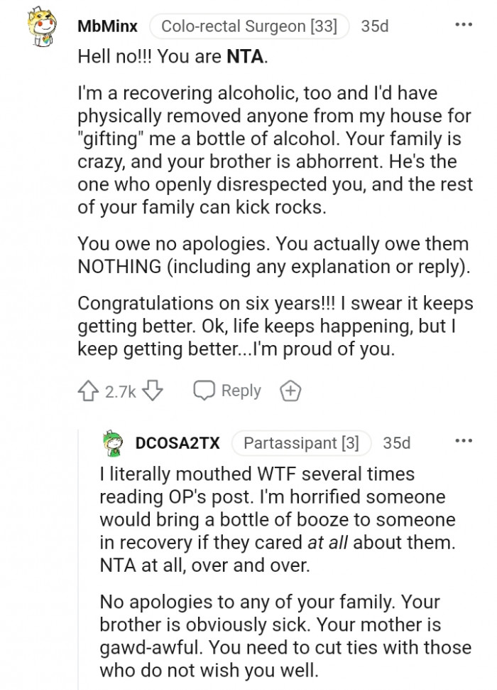 You actually owe them nothing