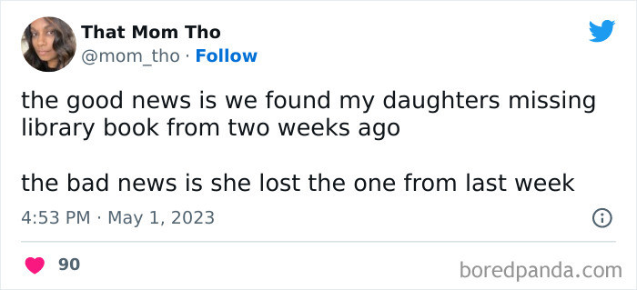 8. There's good news and bad news