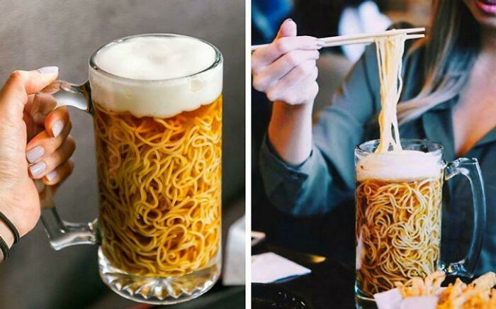6. Spaghetti In A Stein
