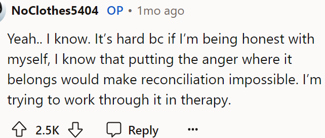 OP explained his point of view