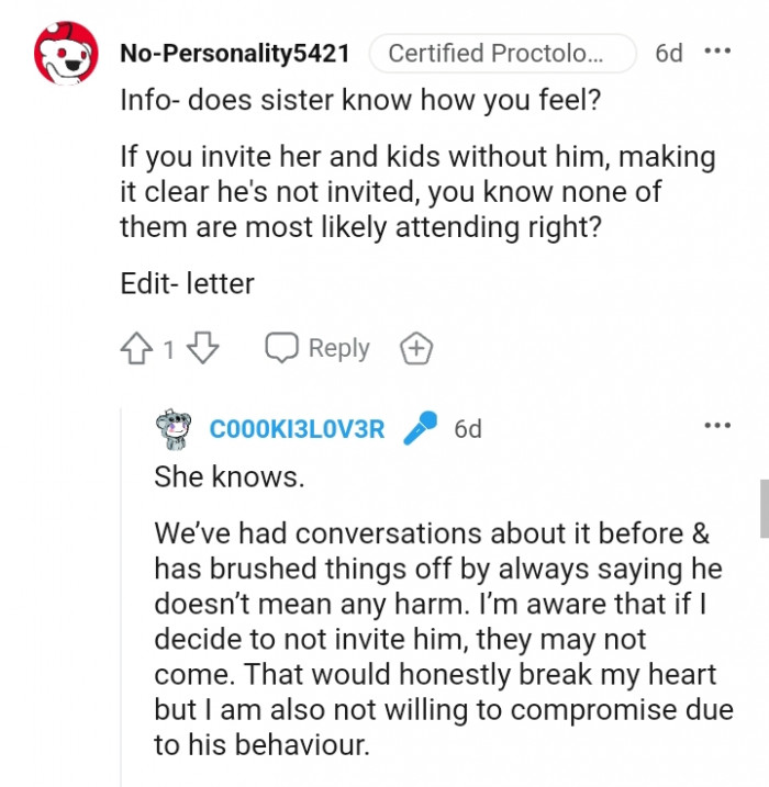 You know none of them are likely attending, right?