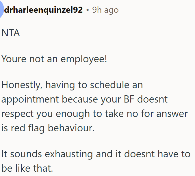 OP is not his employee.