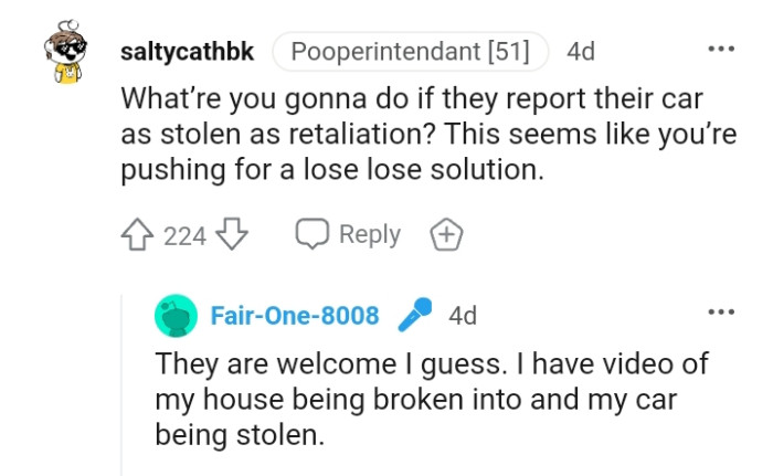 Seems like the OP is pushing for a lose-lose situation