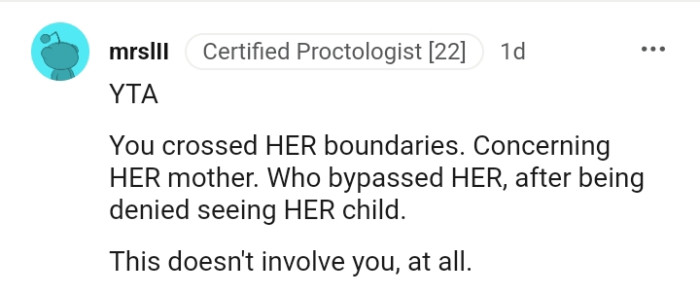 The OP crossed his GF's boundaries