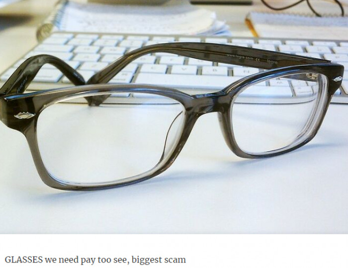 21. Talking about glasses, particularly the expensive ones