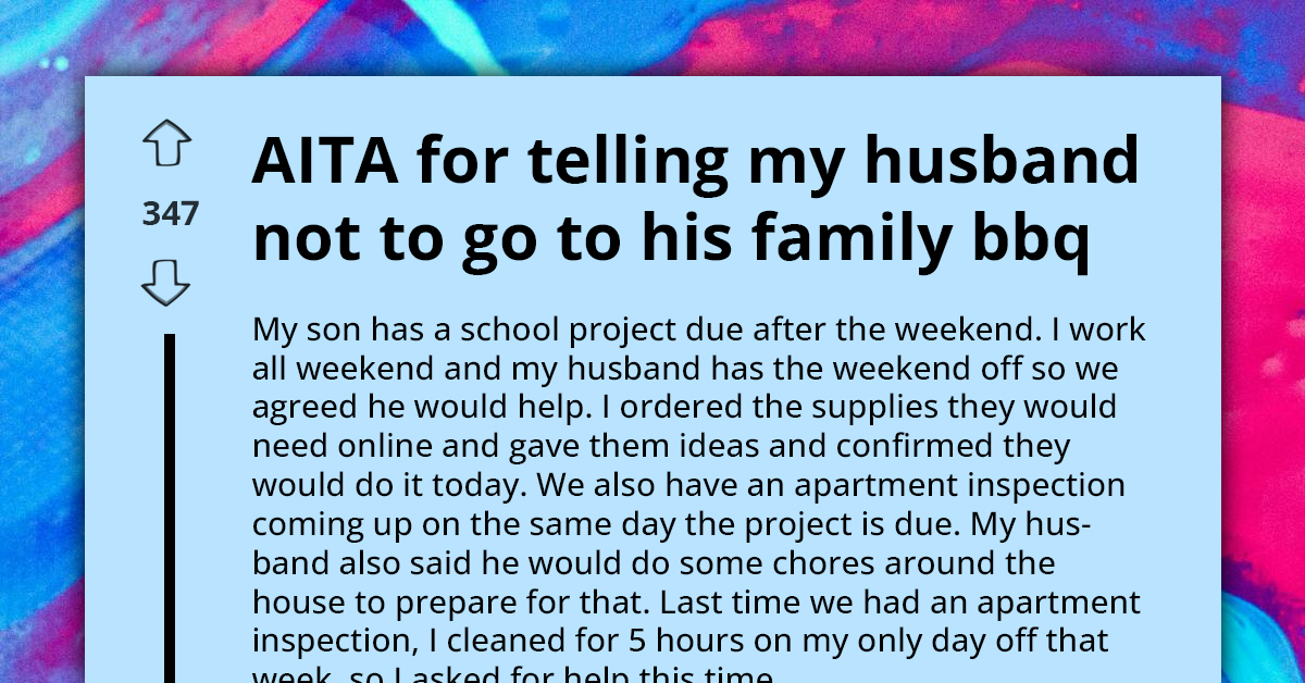 Husband Blows Off Family Obligations to Binge Drink at Barbecue, Claiming He Has the Right to Get Drunk on His Day Off