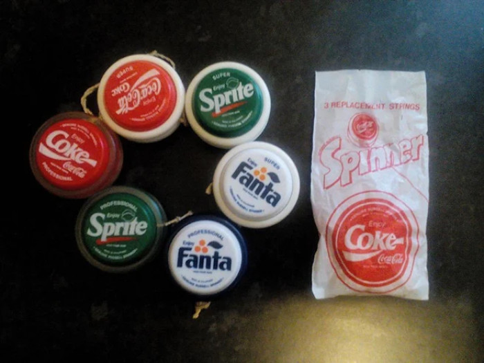 32. Coca-Cola Came Out with These Russell Spinners in the 80s