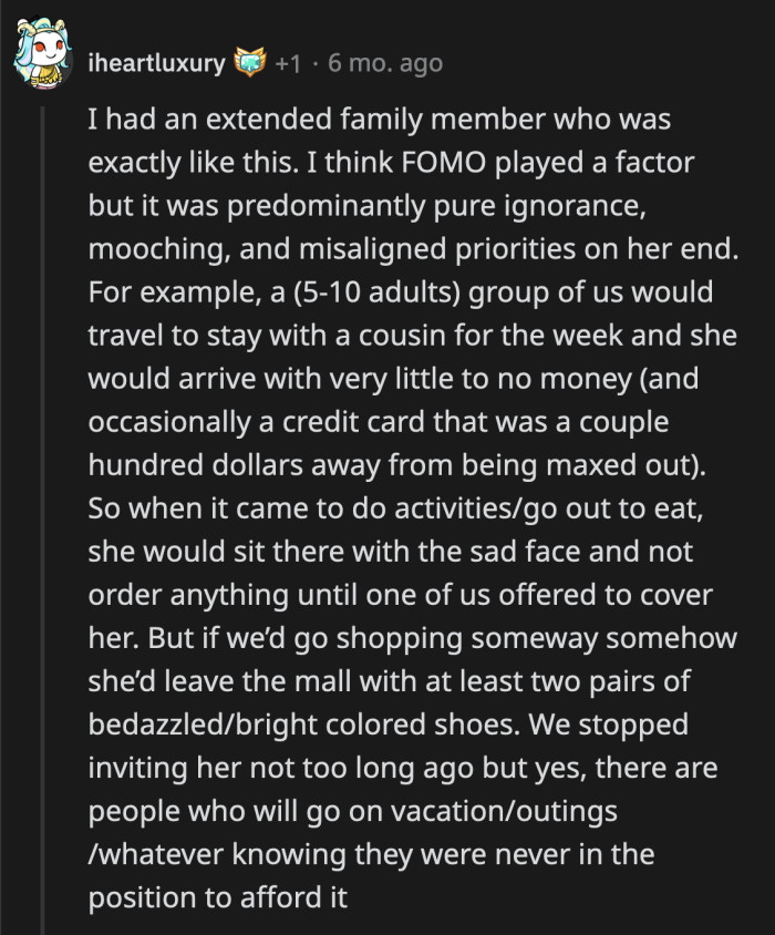 Unfortunately, people like her are a dime a dozen these days