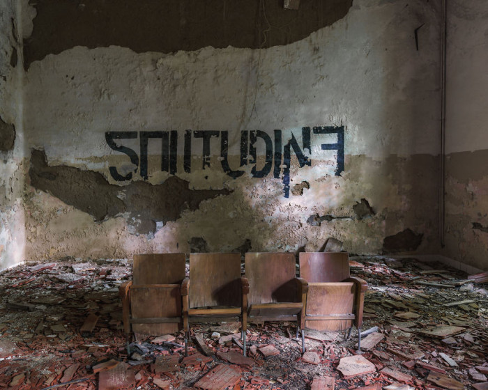 20. I don't even want to know what these chairs are for or what the room was used for.