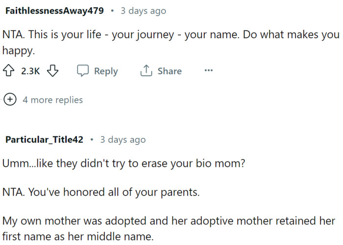 Her journey, her name...