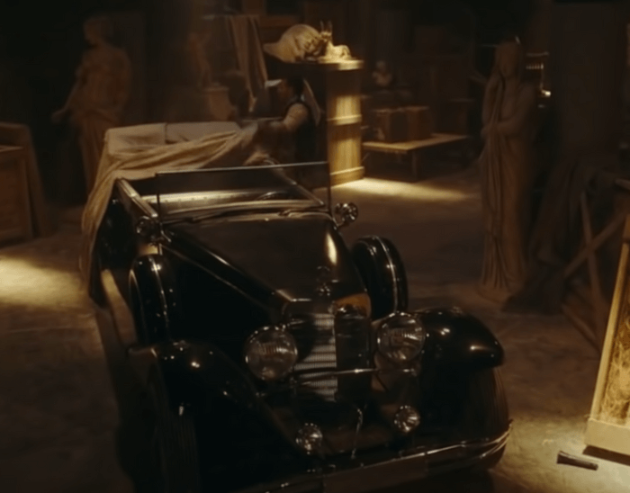 2. The old car found in “Red Notice” would never start because the battery would die after 90 years of storage.