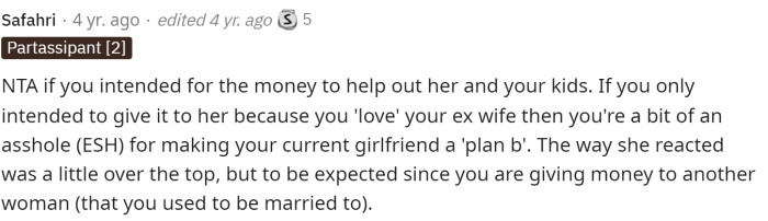 The first comment was definitely a top comment, and it has a lot of parts to it, so stay tuned.