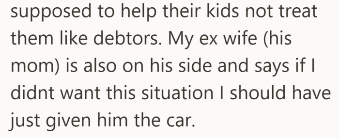 The disagreement grows, turning into a split between support and accountability.