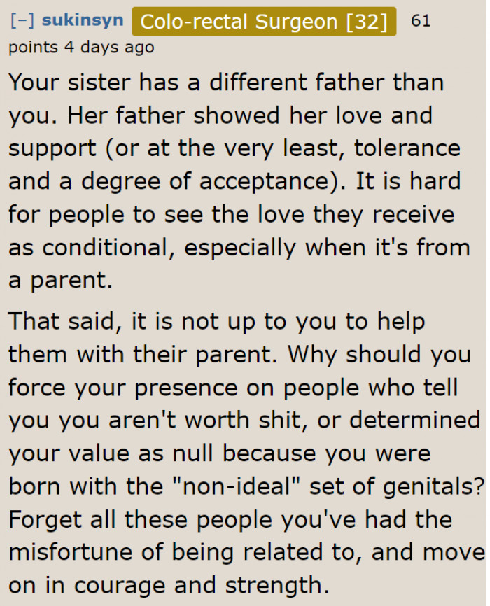 She needs to ignore these people and move on with her life.