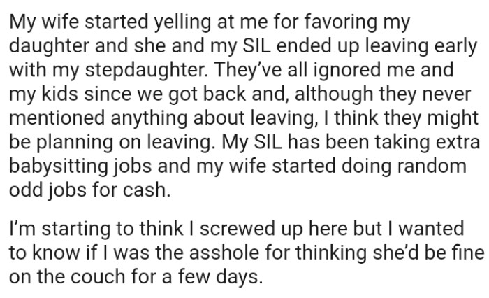 Although they never mentioned anything about leaving, the OP thinks they might be planning on leaving