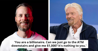 22-Year-Old Boldly Asks Billionaire Sir Richard Branson for Money; His Response Was Unforgettable