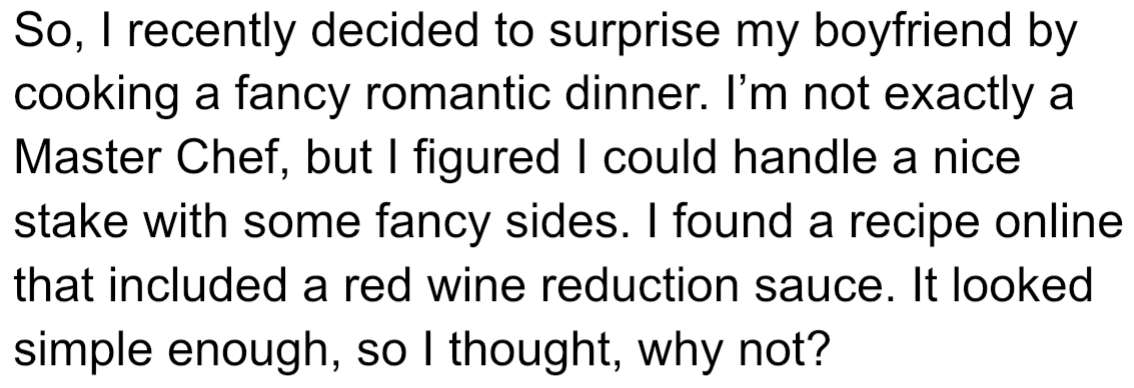 Here's the background of the story