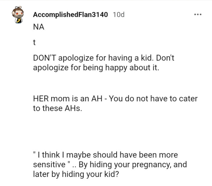 You do not have to cater to those AHs