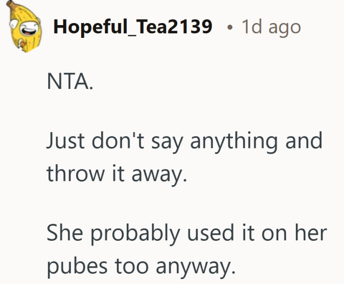 For some, the real priority is simple. Get a new razor and pretend this whole situation never happened.