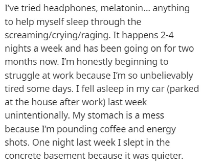 OP has tried everything, but nothing has worked to help him sleep