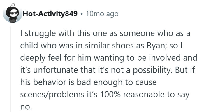 A rare middle ground—someone who’s lived it and still admits sometimes “no” really is the kindest answer.