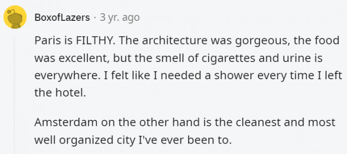 22. The city isn't as glamorous as it seems