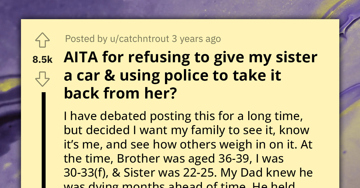 Woman Gets Disowned By Family For Calling The Police On Them After They Tried Cheating Her Out Of Her Inheritance