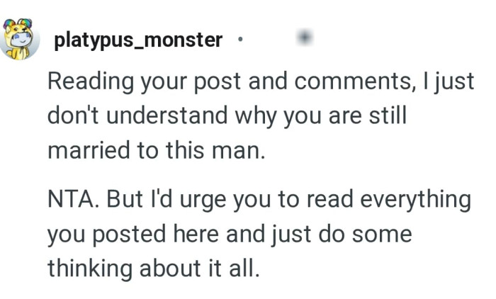 And the comments continue...