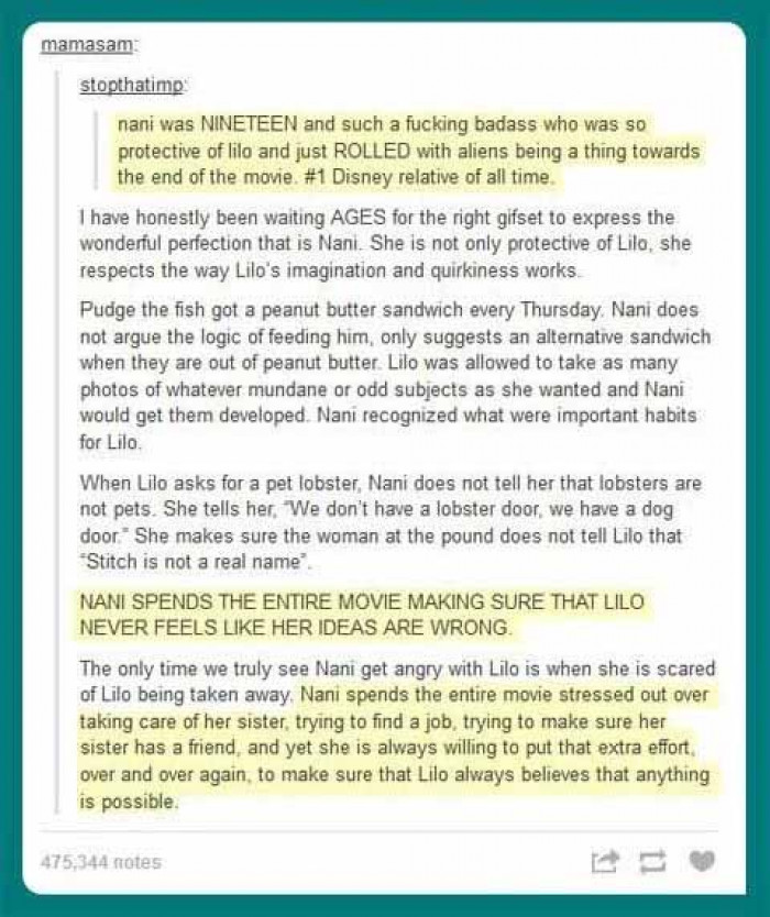 28. When I say I want a sister, I mean someone who is like Nani!